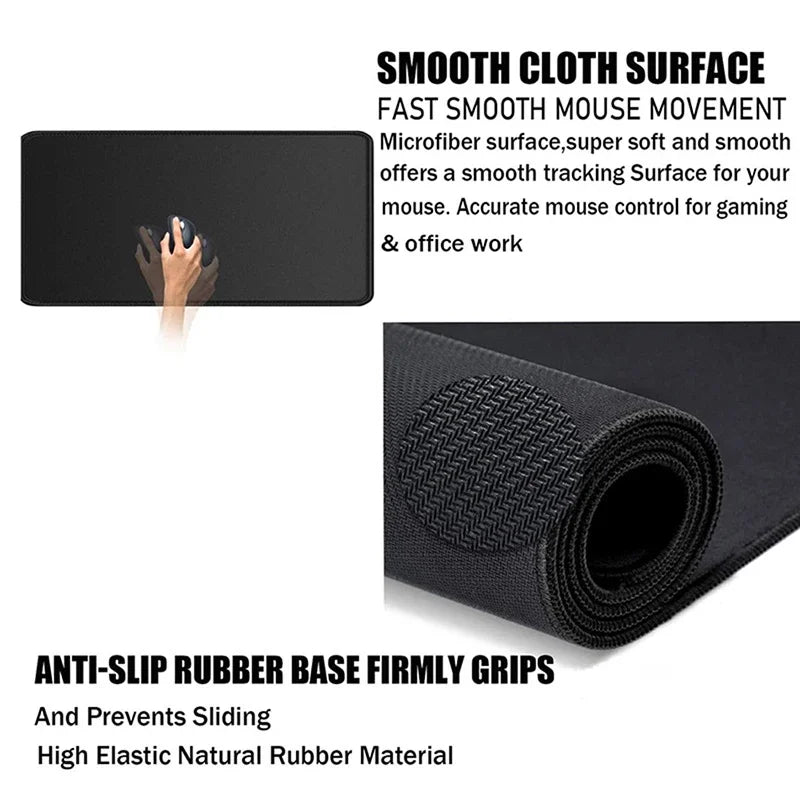 C++ Shortcut Mousepad | Non-Slip, Stitched Edges, HD Printed Shortcuts for Coding & Productivity