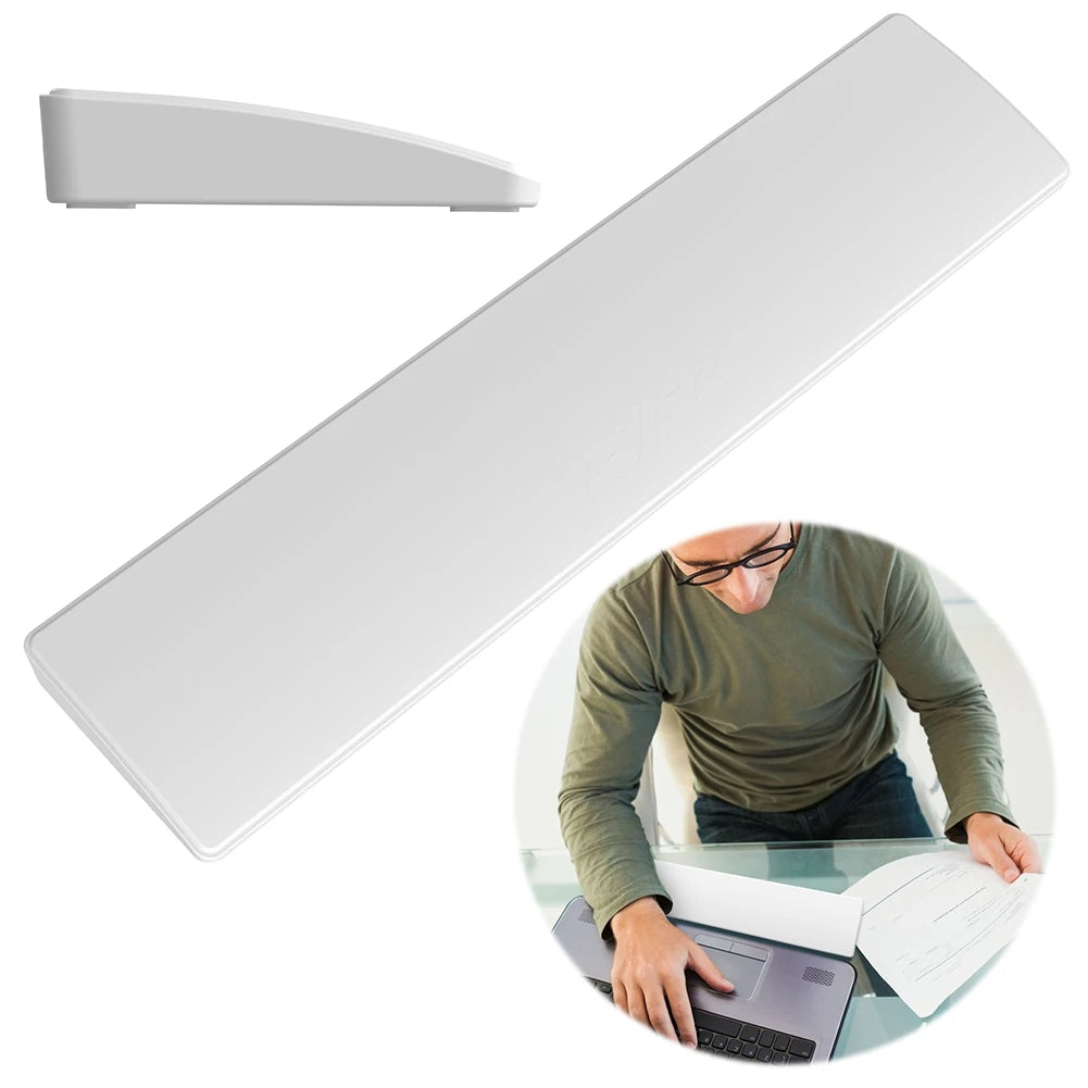 81 Keys Gaming Keyboard Wrist Rest Pad Ergonometric Soft Memory Foam Hand Support Anti-Slip Rubber Stable Base