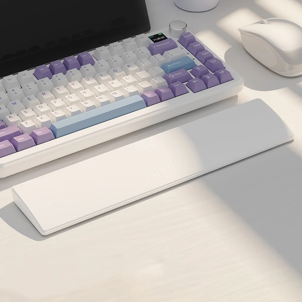 81 Keys Gaming Keyboard Wrist Rest Pad Ergonometric Soft Memory Foam Hand Support Anti-Slip Rubber Stable Base