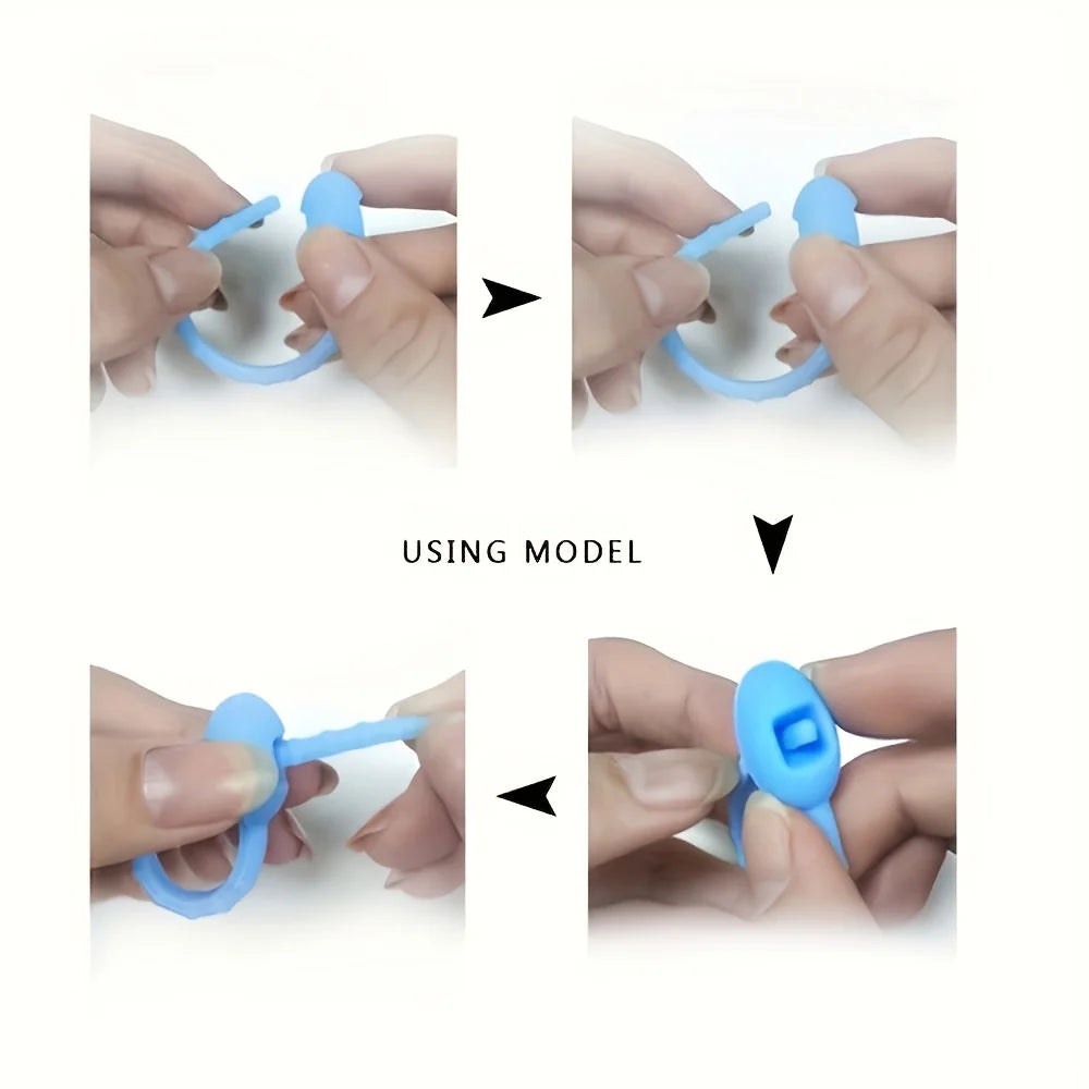 Silicone Reusable Cable Organizer Storage Bag Tie, Wire Management Zipper Tie, Multi-Functional Bag Clip,Organizer Clip cable