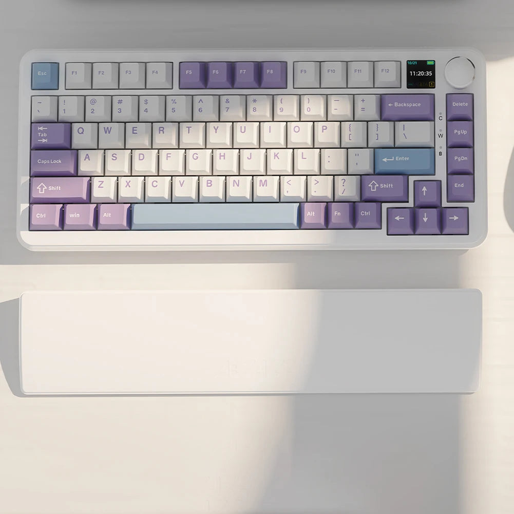 81 Keys Gaming Keyboard Wrist Rest Pad Ergonometric Soft Memory Foam Hand Support Anti-Slip Rubber Stable Base